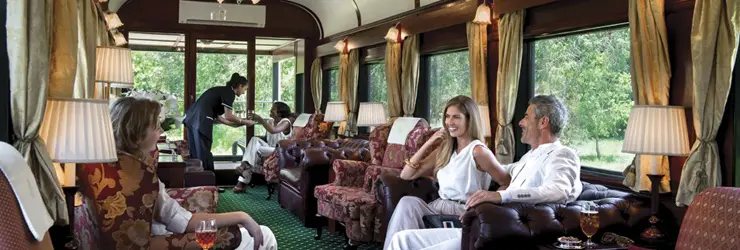 Rovos Rail are one of a few luxury train options in Southern Africa