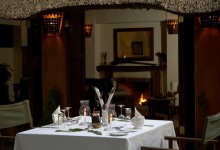 Kapani Lodge dining area Kapani Lodge dining area