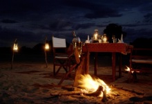 Luwi Bushcamp dinner experience