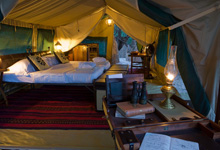 Selinda Explorers Camp - Tent Interior Selinda Explorers Camp - Tent Interior