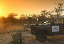 Sundowners on Safari in South Africa