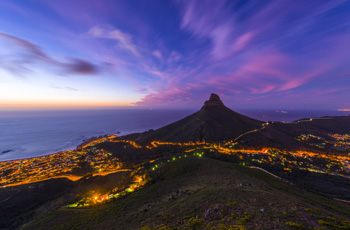Lions Head at sunset, Cape Town