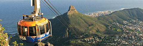 Table Mountain Cableway near Cape Town Hollow Hotel