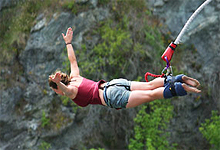 Bungi Jumping near Tsala Treetops, Garden Route Bungee Jumping near Tsala Treetops, Garden Route