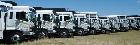 Vehicles used on Overland Safaris