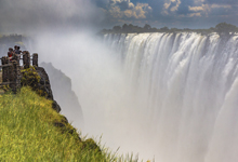 View over Victoria Falls