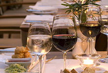 Dining at The Vineyard Hotel & Spa